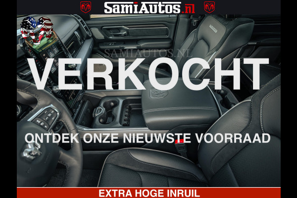 Dodge Ram 1500 Night Premium | Full Option | De Meest Luxe Pick-Up in zijn Klasse | Comfortabele Dubbele Cabine met Royale 5 Zitplaatsen | BPM vrij | Nu Leverbaar uit Voorraad | Voorraad Nr 2200 - 0886