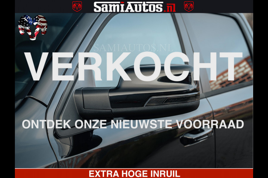 Dodge Ram 1500 Night Premium | Full Option | De Meest Luxe Pick-Up in zijn Klasse | Comfortabele Dubbele Cabine met Royale 5 Zitplaatsen | BPM vrij | Nu Leverbaar uit Voorraad | Voorraad Nr 2200 - 0886