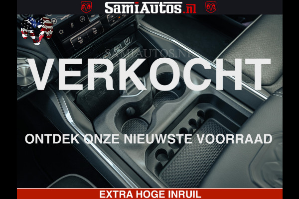 Dodge Ram 1500 Night Premium | Full Option | De Meest Luxe Pick-Up in zijn Klasse | Comfortabele Dubbele Cabine met Royale 5 Zitplaatsen | BPM vrij | Nu Leverbaar uit Voorraad | Voorraad Nr 2200 - 0886