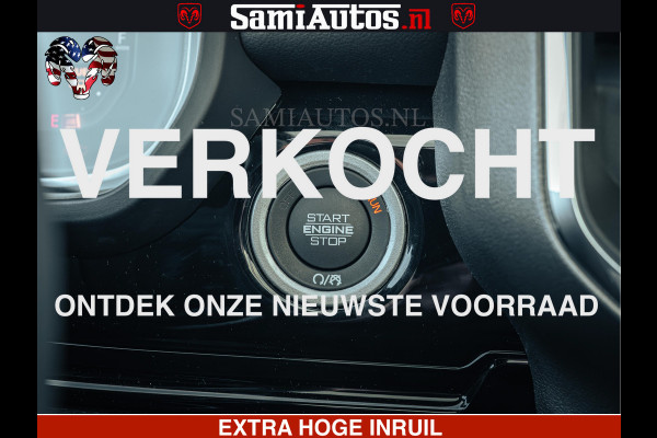 Dodge Ram 1500 Night Premium | Full Option | De Meest Luxe Pick-Up in zijn Klasse | Comfortabele Dubbele Cabine met Royale 5 Zitplaatsen | BPM vrij | Nu Leverbaar uit Voorraad | Voorraad Nr 2200 - 0886