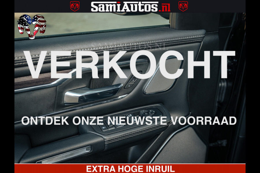 Dodge Ram 1500 Night Premium | Full Option | De Meest Luxe Pick-Up in zijn Klasse | Comfortabele Dubbele Cabine met Royale 5 Zitplaatsen | BPM vrij | Nu Leverbaar uit Voorraad | Voorraad Nr 2200 - 0886