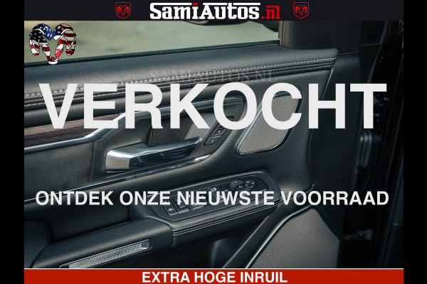 Dodge Ram 1500 Night Premium | Full Option | De Meest Luxe Pick-Up in zijn Klasse | Comfortabele Dubbele Cabine met Royale 5 Zitplaatsen | BPM vrij | Nu Leverbaar uit Voorraad | Voorraad Nr 2200 - 0886
