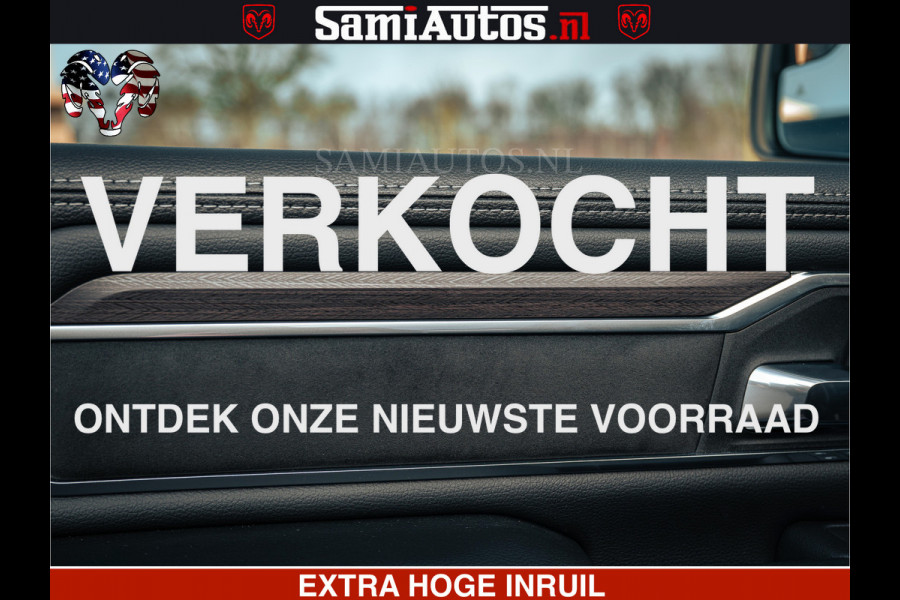 Dodge Ram 1500 Night Premium | Full Option | De Meest Luxe Pick-Up in zijn Klasse | Comfortabele Dubbele Cabine met Royale 5 Zitplaatsen | BPM vrij | Nu Leverbaar uit Voorraad | Voorraad Nr 2200 - 0886