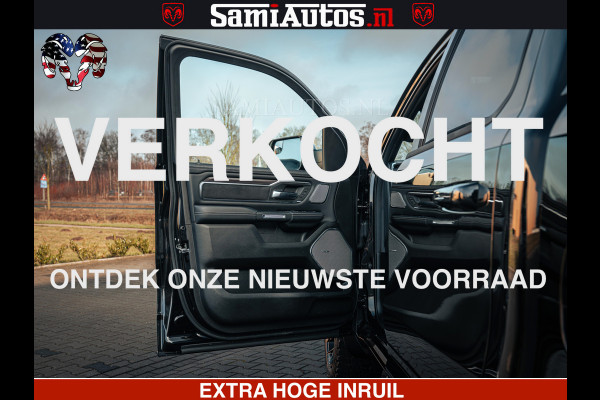 Dodge Ram 1500 Night Premium | Full Option | De Meest Luxe Pick-Up in zijn Klasse | Comfortabele Dubbele Cabine met Royale 5 Zitplaatsen | BPM vrij | Nu Leverbaar uit Voorraad | Voorraad Nr 2200 - 0886