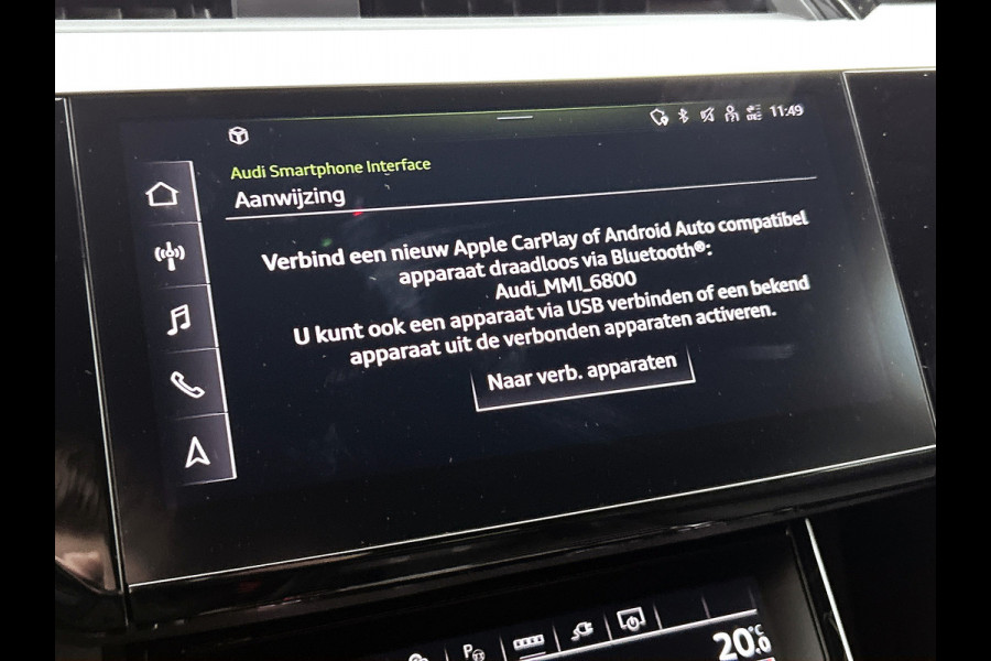 Audi e-tron S quattro 95 kWh (NL-auto, Trekhaak, Camera, StoelV, Carplay/ Android, PDC V+A, Adapt Cruise, Etc)
