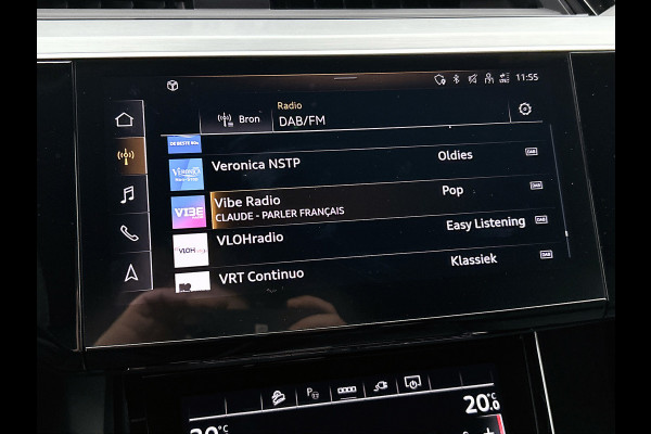 Audi e-tron S quattro 95 kWh (NL-auto, Trekhaak, Camera, StoelV, Carplay/ Android, PDC V+A, Adapt Cruise, Etc)