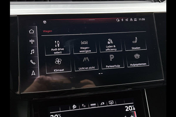 Audi e-tron S quattro 95 kWh (NL-auto, Trekhaak, Camera, StoelV, Carplay/ Android, PDC V+A, Adapt Cruise, Etc)