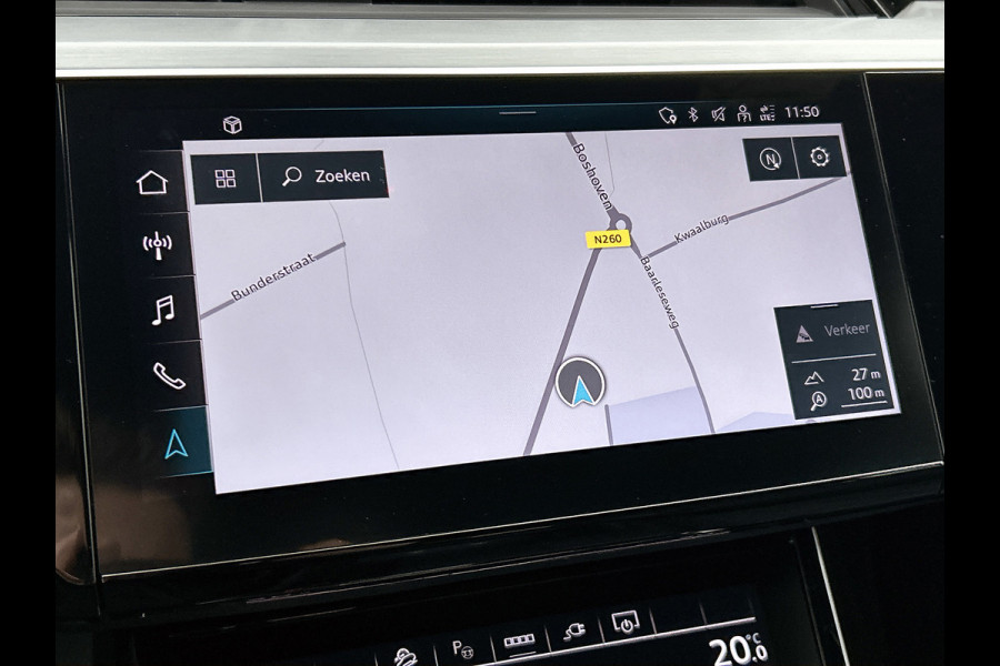 Audi e-tron S quattro 95 kWh (NL-auto, Trekhaak, Camera, StoelV, Carplay/ Android, PDC V+A, Adapt Cruise, Etc)