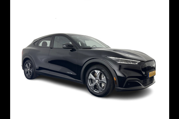 Ford Mustang Mach-E RWD 75 kWh [ 3-Fase-11kW] {SOH-89%} (INCL.BTW) *LEATHER | FULL-LED | DAB | DIGI-COCKPIT | KEYLESS | NAVI-FULLMAP | CARPLAY | HEATED-COMFORTSEATS | TOPVIEW | ADAPTIVE-CRUISE | PRIVACY-GLASS | 18'' ALU*