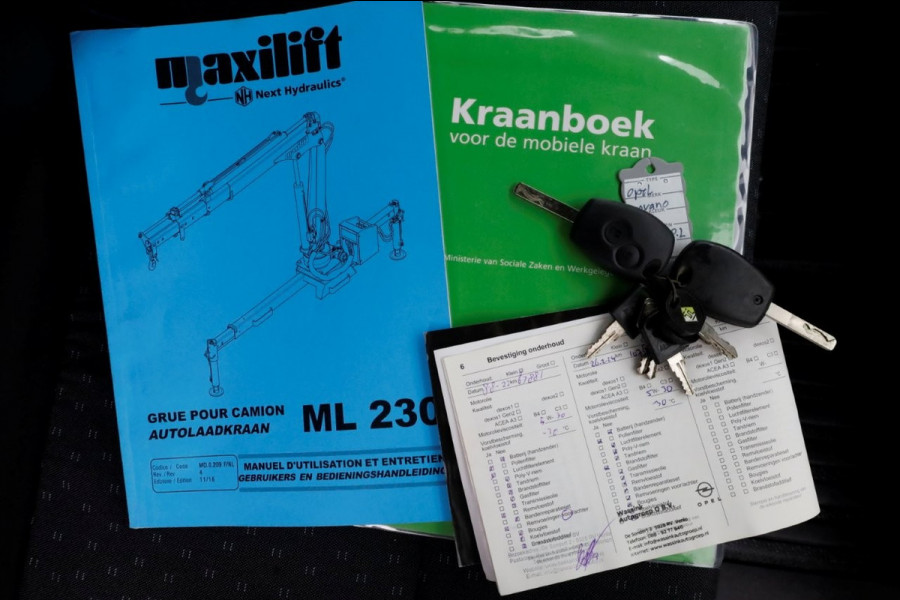 Opel Movano 2.3 CDTI 145pk E6 Open Laadbak + Kraan 08-2019