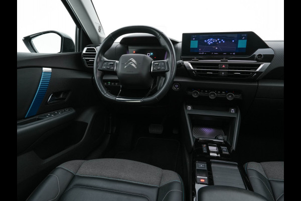 Citroën Ë-C4 Feel 50 kWh [ 3-Fase-11kW ] (INCL-BTW) *PANO | HEAD-UP | LEATHER-FABRIC | FULL-LED | DIGI-COCKPIT | BLINDSPOT | CARPLAY | COMFORT-SEATS | ECC | LANE-ASSIST | KEYLESS | PDC | CRUISE | DAB  | CCS-FASTLOADER | 18''ALU*