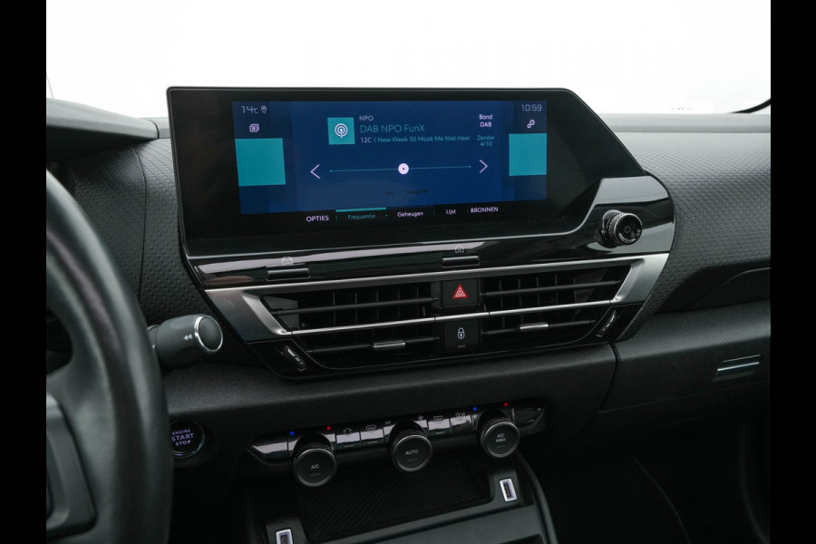 Citroën Ë-C4 Feel 50 kWh [ 3-Fase-11kW ] (INCL-BTW) *PANO | HEAD-UP | LEATHER-FABRIC | FULL-LED | DIGI-COCKPIT | BLINDSPOT | CARPLAY | COMFORT-SEATS | ECC | LANE-ASSIST | KEYLESS | PDC | CRUISE | DAB  | CCS-FASTLOADER | 18''ALU*