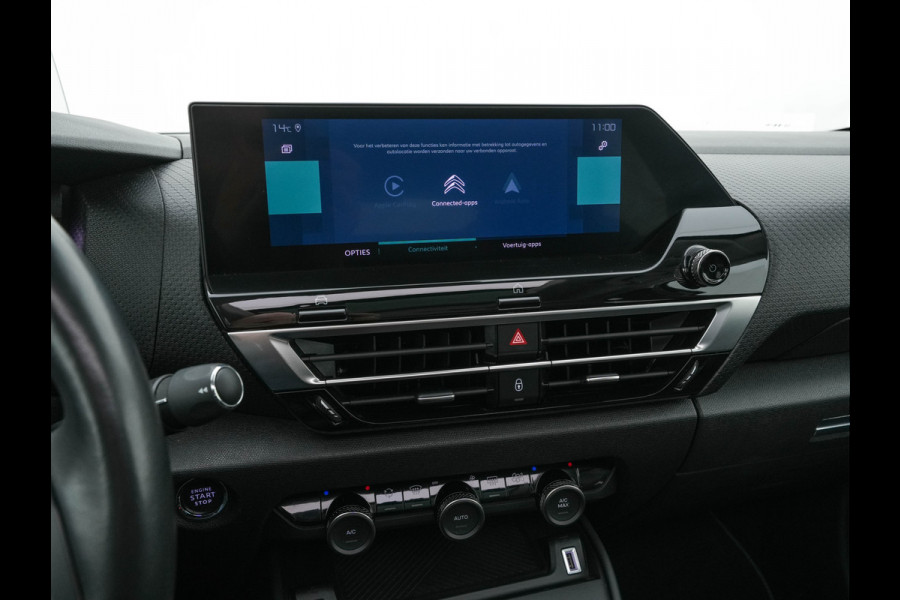 Citroën Ë-C4 Feel 50 kWh [ 3-Fase-11kW ] (INCL-BTW) *PANO | HEAD-UP | LEATHER-FABRIC | FULL-LED | DIGI-COCKPIT | BLINDSPOT | CARPLAY | COMFORT-SEATS | ECC | LANE-ASSIST | KEYLESS | PDC | CRUISE | DAB  | CCS-FASTLOADER | 18''ALU*