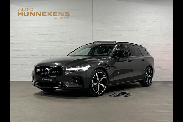 Volvo V60 2.0 T8 Plug-in hybrid AWD Ultimate Dark Trekhaak | Adapt. cruise | Massage | Open dak | 360 camera | Stoelventilatie | Stuur-/stoelverwarming