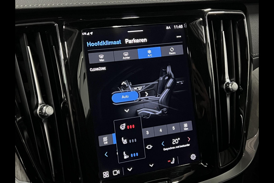 Volvo V60 2.0 T8 Plug-in hybrid AWD Ultimate Dark Trekhaak | Adapt. cruise | Massage | Open dak | 360 camera | Stoelventilatie | Stuur-/stoelverwarming