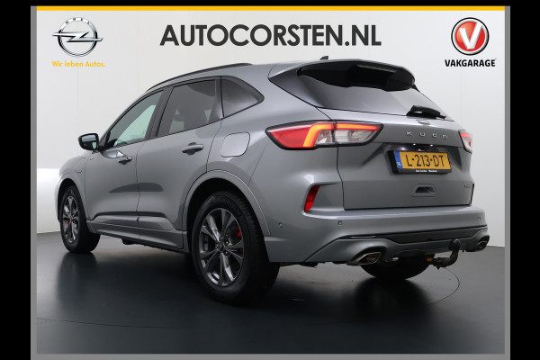 Ford Kuga 2.5 Hybrid PHEV ST-Line X Trekhaak Navi Head-Up Display Adap.Cruise Ecc Camera Stoel+Achterbankverwarming Apple Carplay Android  Privacy Glas Winterpakket Elek.Achterklep Led Virtual Cockpit Dodehoek-assistent 1.500KG Trekgewicht 1e Eigenaar Dealeronderhouden