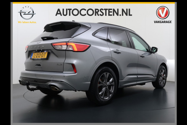 Ford Kuga 2.5 Hybrid PHEV ST-Line X Trekhaak Navi Head-Up Display Adap.Cruise Ecc Camera Stoel+Achterbankverwarming Apple Carplay Android  Privacy Glas Winterpakket Elek.Achterklep Led Virtual Cockpit Dodehoek-assistent 1.500KG Trekgewicht 1e Eigenaar Dealeronderhouden