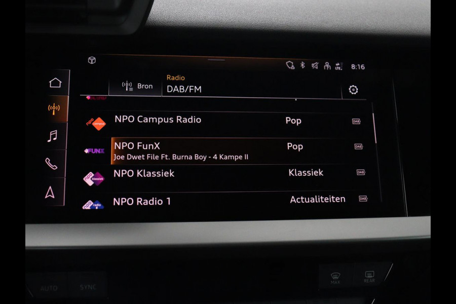 Audi A3 35 TFSI Pro Line | Carplay | Adaptive cruise | Virtual Cockpit | Navigatie | Full LED | 18'' | Climate control | Parkeerhulp | Bluetooth