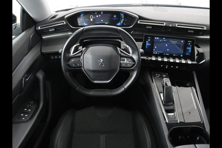 Peugeot 508 1.6 HYbrid 225 Allure | Adaptive cruise | Half leder | Carplay | Camera | Navigatie | Parkeerhulp | Full LED | Sfeerverlichting | Climate control | Bluetooth | PHEV | Plug In