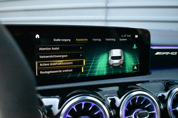 Mercedes-Benz CLA-Klasse AMG 45 S 4MATIC+ 421pk | Pano | ACC | Burmester | 360 Camera | Multibeam LED | AMG Night Pack |