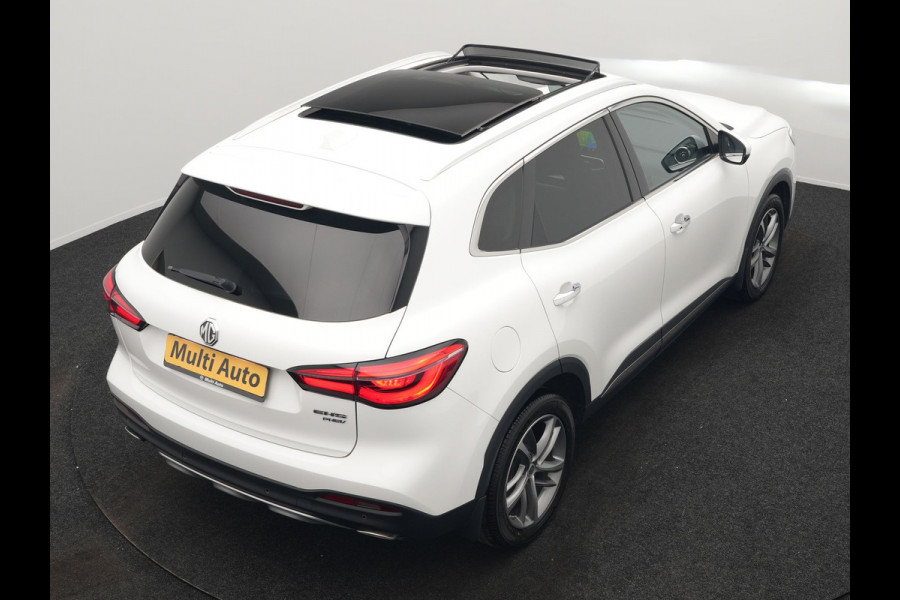 MG EHS 1.5 TGDI Luxury PHEV 258pk Dealer O.H | Panodak | Adaptive Cruise | 360 Camera | Sfeerverlichting | Lederen Sportstoelen Verwarmd | Apple Carplay | Keyless | LED Koplampen | Virtual | Navigatie | DAB | Plug In Hybrid |