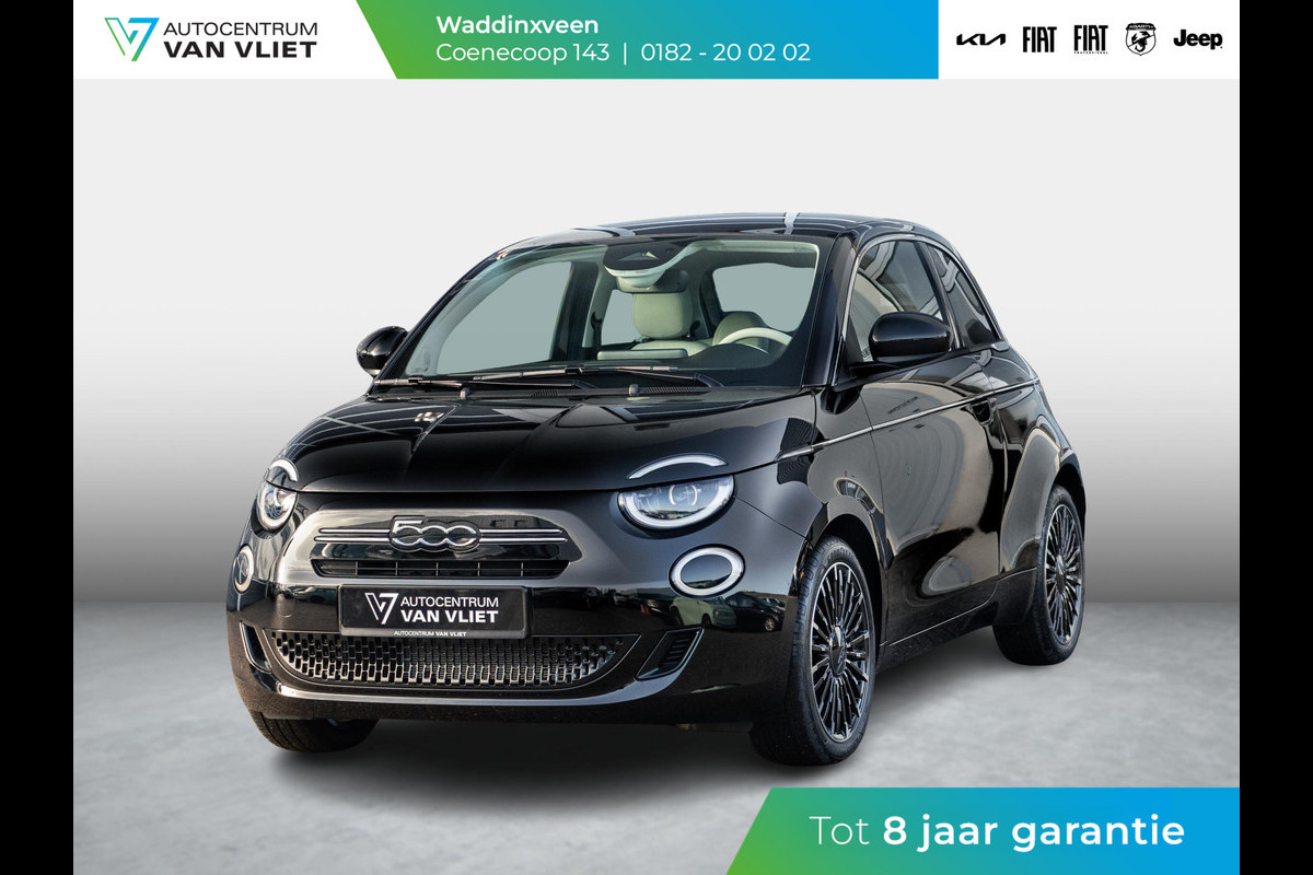 Fiat 500 Hybrid Collezione | Clima | LED | PDC | JBL Premium Audio | 17" | Camera | BSM | Canneloni Ivory/Piombo interieur