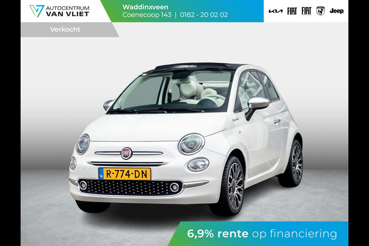 Fiat 500C Hybrid Dolcevita | Special Edition | Navi | Clima | Half Leder| 16" | PDC | Apple Carplay | Kap Beige