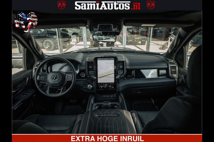 Dodge Ram HULK Pack | Limited Night H.O 540HP 706Nm | Massage + Full Option | De Meest Luxe en Volle Pick-Up in zijn Klasse | Hulk Pack is Comfortabele Dubbele Cabine met Royale 5 Zitplaatsen | BPM vrij | Nu Leverbaar uit Voorraad | Voorraad Nr 2353 - 5412