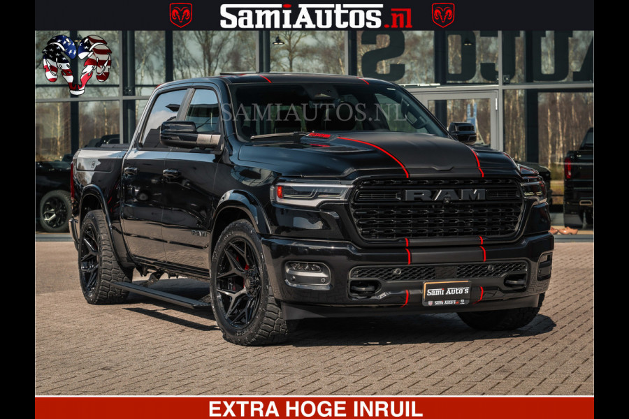 Dodge Ram HULK Pack | Limited Night H.O 540HP 706Nm | Massage + Full Option | De Meest Luxe en Volle Pick-Up in zijn Klasse | Hulk Pack is Comfortabele Dubbele Cabine met Royale 5 Zitplaatsen | BPM vrij | Nu Leverbaar uit Voorraad | Voorraad Nr 2353 - 5412