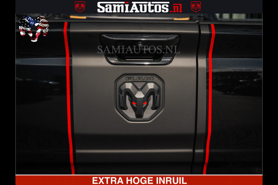Dodge Ram HULK Pack | Limited Night H.O 540HP 706Nm | Massage + Full Option | De Meest Luxe en Volle Pick-Up in zijn Klasse | Hulk Pack is Comfortabele Dubbele Cabine met Royale 5 Zitplaatsen | BPM vrij | Nu Leverbaar uit Voorraad | Voorraad Nr 2353 - 5412