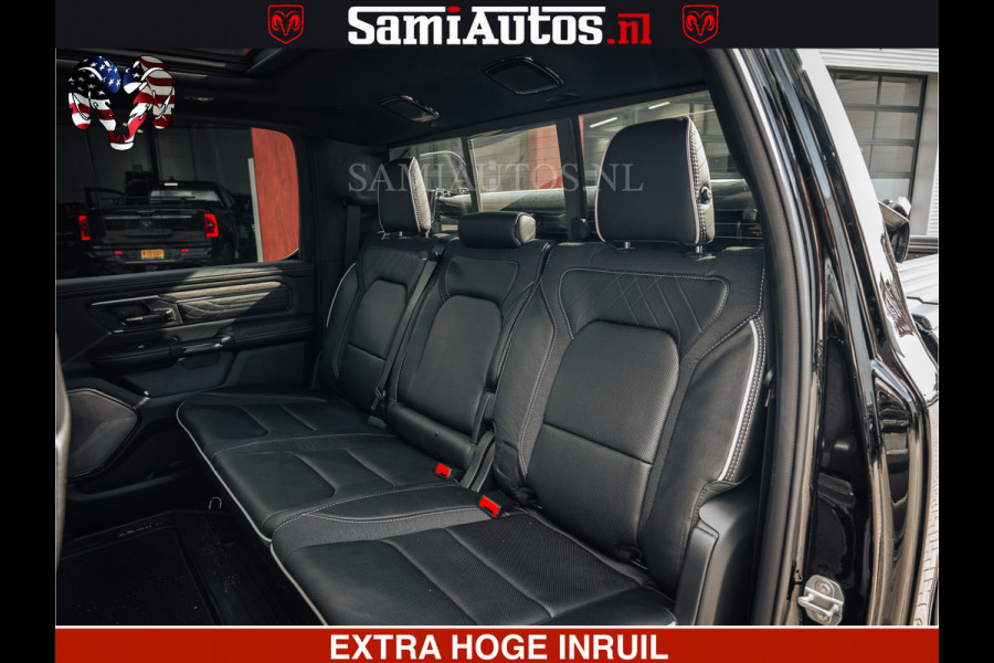 Dodge Ram HULK Pack | Limited Night H.O 540HP 706Nm | Massage + Full Option | De Meest Luxe en Volle Pick-Up in zijn Klasse | Hulk Pack is Comfortabele Dubbele Cabine met Royale 5 Zitplaatsen | BPM vrij | Nu Leverbaar uit Voorraad | Voorraad Nr 2353 - 5412