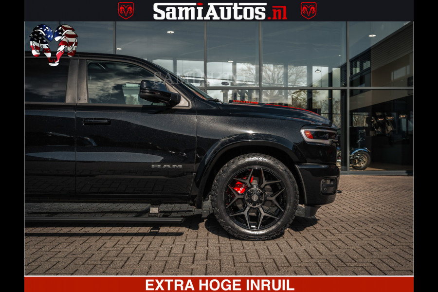 Dodge Ram HULK Pack | Limited Night H.O 540HP 706Nm | Massage + Full Option | De Meest Luxe en Volle Pick-Up in zijn Klasse | Hulk Pack is Comfortabele Dubbele Cabine met Royale 5 Zitplaatsen | BPM vrij | Nu Leverbaar uit Voorraad | Voorraad Nr 2353 - 5412