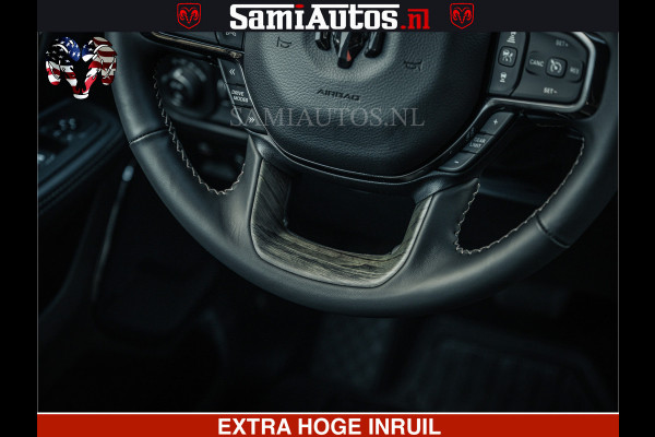 Dodge Ram HULK Pack | Limited Night H.O 540HP 706Nm | Massage + Full Option | De Meest Luxe en Volle Pick-Up in zijn Klasse | Hulk Pack is Comfortabele Dubbele Cabine met Royale 5 Zitplaatsen | BPM vrij | Nu Leverbaar uit Voorraad | Voorraad Nr 2353 - 5412