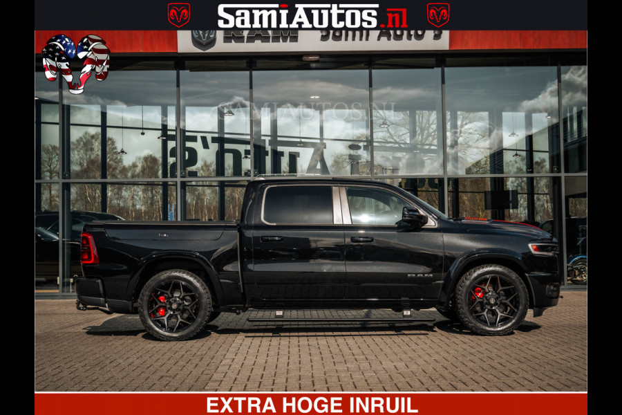 Dodge Ram HULK Pack | Limited Night H.O 540HP 706Nm | Massage + Full Option | De Meest Luxe en Volle Pick-Up in zijn Klasse | Hulk Pack is Comfortabele Dubbele Cabine met Royale 5 Zitplaatsen | BPM vrij | Nu Leverbaar uit Voorraad | Voorraad Nr 2353 - 5412