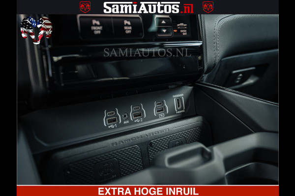 Dodge Ram HULK Pack | Limited Night H.O 540HP 706Nm | Massage + Full Option | De Meest Luxe en Volle Pick-Up in zijn Klasse | Hulk Pack is Comfortabele Dubbele Cabine met Royale 5 Zitplaatsen | BPM vrij | Nu Leverbaar uit Voorraad | Voorraad Nr 2353 - 5412