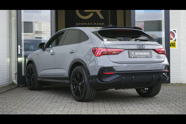 Audi Q3 Sportback 35 TFSI 3x S-Line Black Optik AUTOMAAT-CAMERA-CARPLAY-DRIVE SELECT-ELEKTRISCHE STOELEN-KEYLESS-MATRIX-PANORAMA