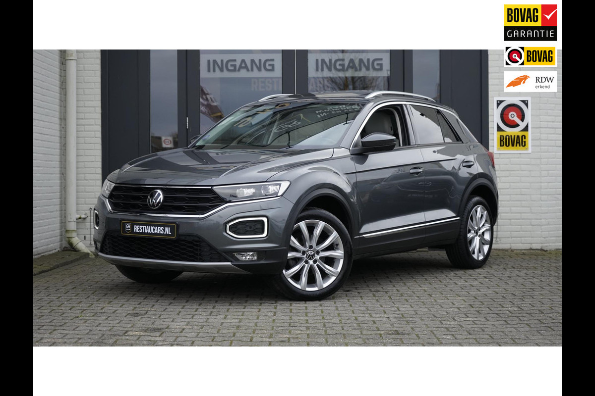 Volkswagen T-Roc 1.5 TSI Sport AUTOMAAT-ACC-CAMERA-CLIMA-FULL LED-KEYLESS-NAVIGATIE-PANORAMA-VIRTUEEL-VOLLEDER-STOELVERWARMING