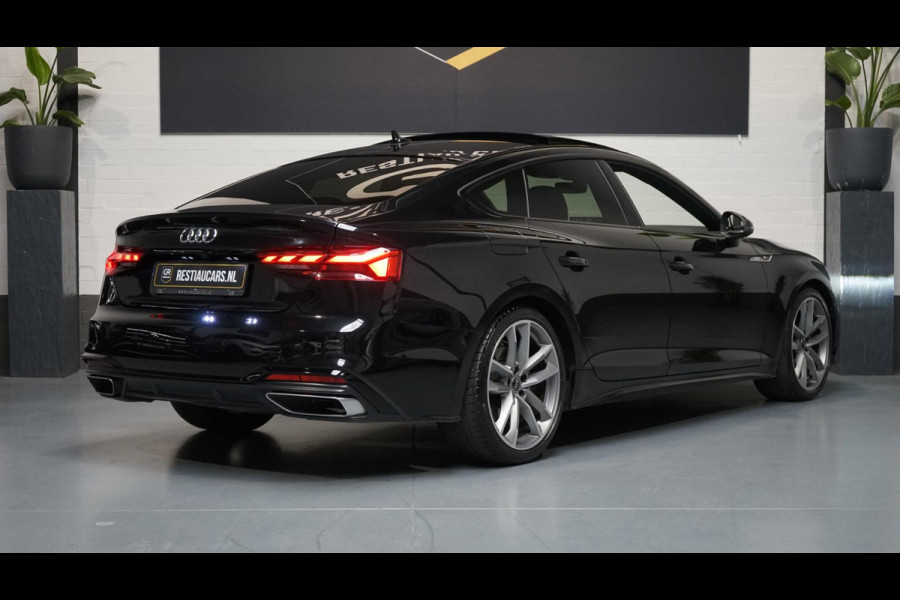 Audi A5 Sportback 35 TFSI 3x S-Line Black Optik AUTOMAAT-ACC-ALCANTARA-AUDI SOUND-CAMERA-DRIVE SELECT-KEYLESS-MATRIX-PANORAMA-