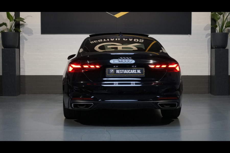 Audi A5 Sportback 35 TFSI 3x S-Line Black Optik AUTOMAAT-ACC-ALCANTARA-AUDI SOUND-CAMERA-DRIVE SELECT-KEYLESS-MATRIX-PANORAMA-