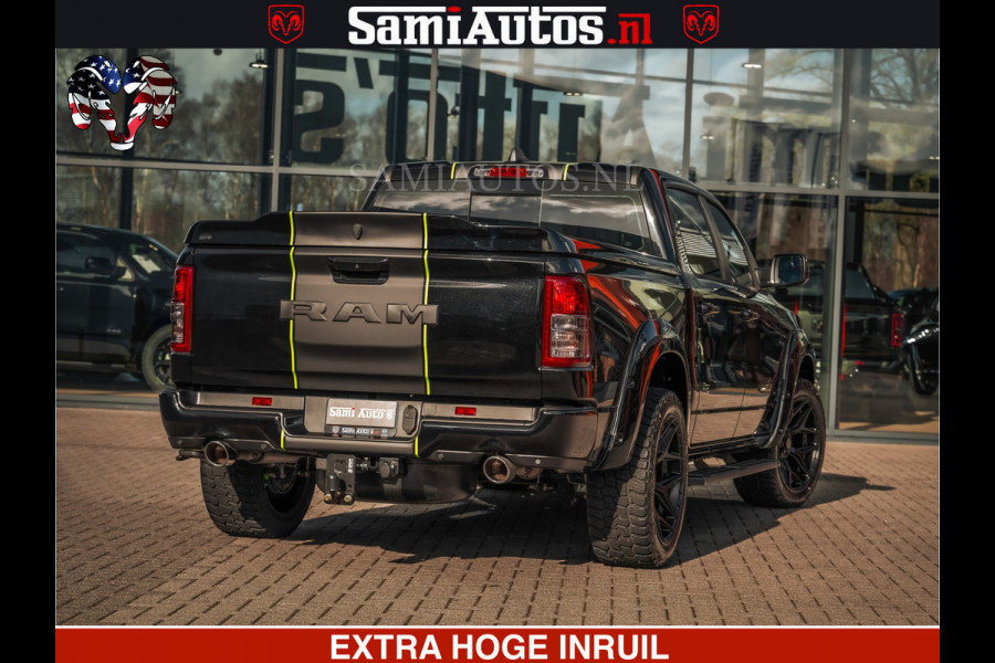 Dodge Ram SPORT | 5.7 V8 4x4 HEMI | PANORAMA DAK | GROOTSCHEM 12 INCH | LPG | Diamond Black Pearl | CREW CAB | DUBBELE CABINE | 5 PERSOONS | DC | VOORRAAD NR 2554 - 6048