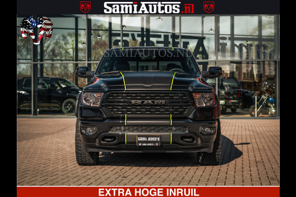 Dodge Ram SPORT | 5.7 V8 4x4 HEMI | PANORAMA DAK | GROOTSCHEM 12 INCH | LPG | Diamond Black Pearl | CREW CAB | DUBBELE CABINE | 5 PERSOONS | DC | VOORRAAD NR 2554 - 6048