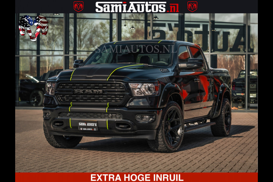 Dodge Ram SPORT | 5.7 V8 4x4 HEMI | PANORAMA DAK | GROOTSCHEM 12 INCH | LPG | Diamond Black Pearl | CREW CAB | DUBBELE CABINE | 5 PERSOONS | DC | VOORRAAD NR 2554 - 6048