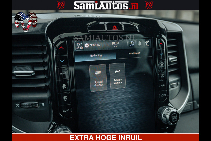 Dodge Ram SPORT | 5.7 V8 4x4 HEMI | PANORAMA DAK | GROOTSCHEM 12 INCH | LPG | Diamond Black Pearl | CREW CAB | DUBBELE CABINE | 5 PERSOONS | DC | VOORRAAD NR 2554 - 6048