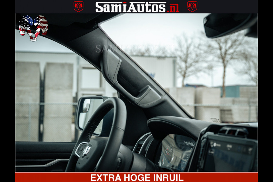 Dodge Ram SPORT | 5.7 V8 4x4 HEMI | PANORAMA DAK | GROOTSCHEM 12 INCH | LPG | Diamond Black Pearl | CREW CAB | DUBBELE CABINE | 5 PERSOONS | DC | VOORRAAD NR 2554 - 6048