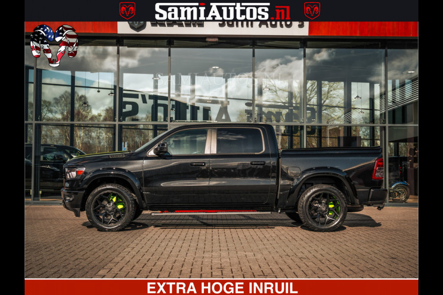 Dodge Ram SPORT | 5.7 V8 4x4 HEMI | PANORAMA DAK | GROOTSCHEM 12 INCH | LPG | Diamond Black Pearl | CREW CAB | DUBBELE CABINE | 5 PERSOONS | DC | VOORRAAD NR 2554 - 6048
