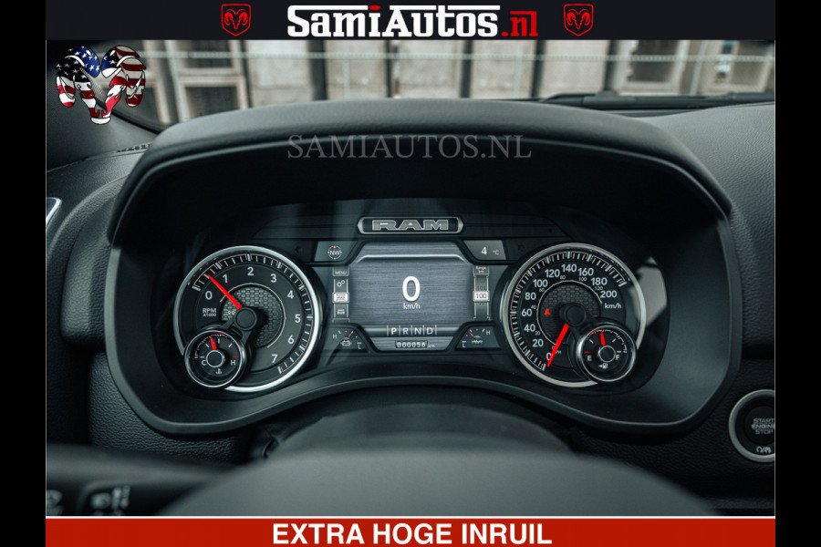 Dodge Ram SPORT | 5.7 V8 4x4 HEMI | PANORAMA DAK | GROOTSCHEM 12 INCH | LPG | Diamond Black Pearl | CREW CAB | DUBBELE CABINE | 5 PERSOONS | DC | VOORRAAD NR 2554 - 6048