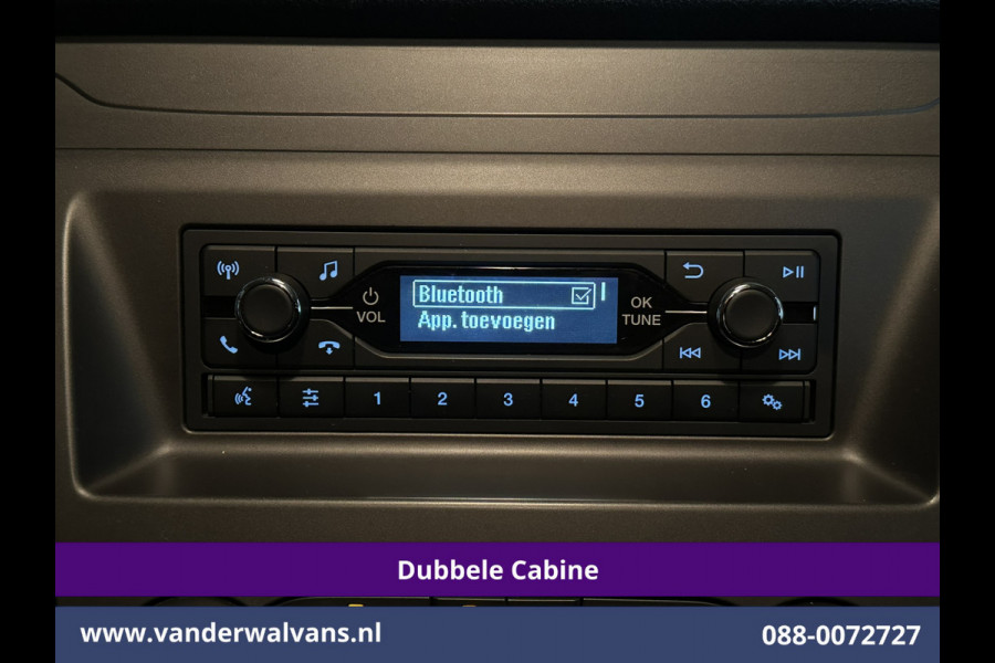 Ford Transit Custom 2.0 TDCI 131pk L2H1 Dubbele Cabine Euro6 Airco | 6-Zits | LED | Cruisecontrol | Verwarmde voorruit Parkeersensoren, Dakdragers, 2800kg trekvermogen