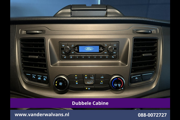 Ford Transit Custom 2.0 TDCI 131pk L2H1 Dubbele Cabine Euro6 Airco | 6-Zits | LED | Cruisecontrol | Verwarmde voorruit Parkeersensoren, Dakdragers, 2800kg trekvermogen