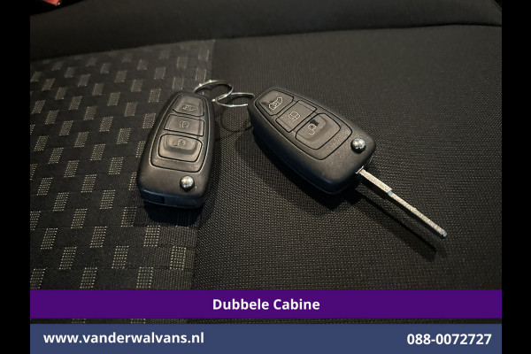 Ford Transit Custom 2.0 TDCI 131pk L2H1 Dubbele Cabine Euro6 Airco | 6-Zits | LED | Cruisecontrol | Verwarmde voorruit Parkeersensoren, Dakdragers, 2800kg trekvermogen