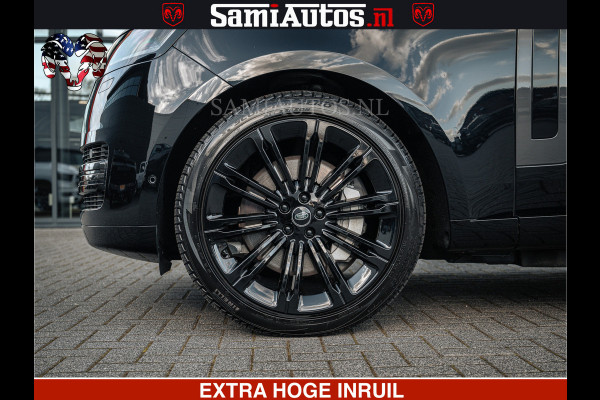 Land Rover Range Rover P550e 551 PK GARANTIE TOT 14-03-2029 | ACHTERAS BESTURING | SOFT CLOSE | HEAD-UP | FACELIFT MODEL | 23 INCH VELGEN | PANORAMADAK | STUURVERWARMING | STOEL KOELING | Incl btw | Fabrieksgarantie tot 14-03-2029 – Geniet van gemoedsrust met uitgebreide dekking tot deze datum.